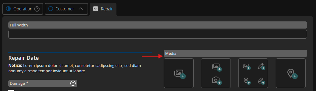 Dark Block Title Misaligned