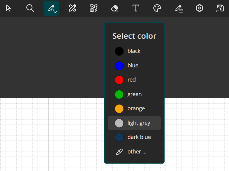 Dark Customized Color Palette