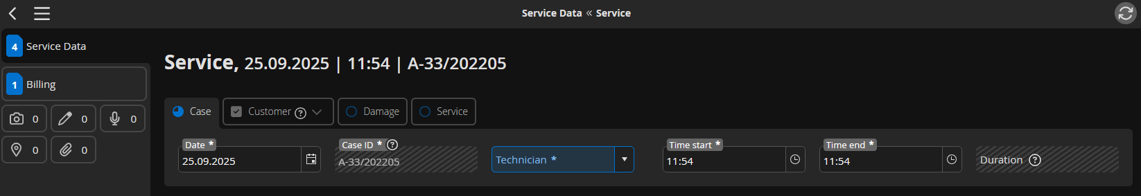 Dark button inline with validation