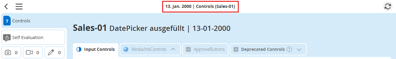 Custom form item header