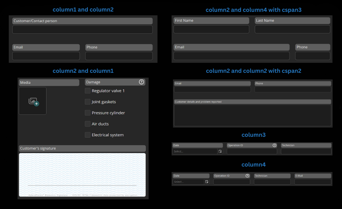 Dark Grid options