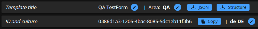 Dark Template settings - Language/culture