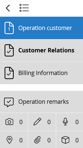 Light Page navigation