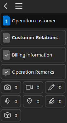 Dark Page navigation