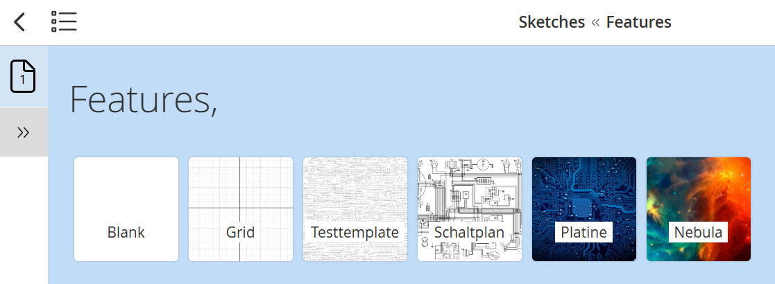 Light Sketch templates