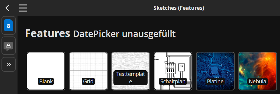 Dark Sketch templates