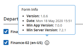 Version information